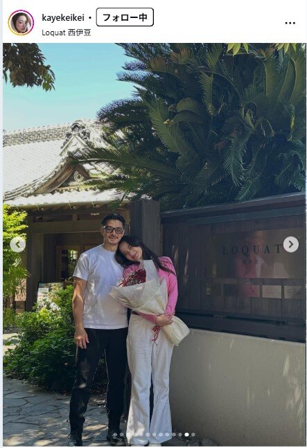 楠ケイのインスタグラムから