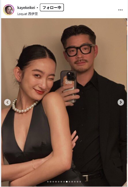 楠ケイのインスタグラムから