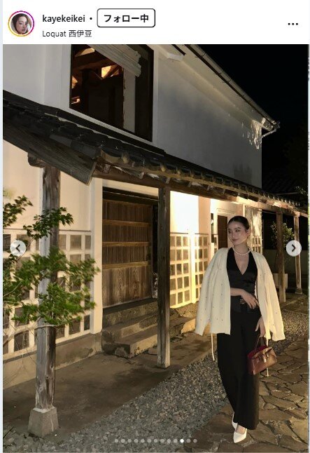 楠ケイのインスタグラムから