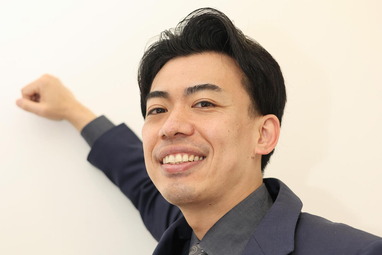 カベポスターの浜田順平（2022年4月撮影）