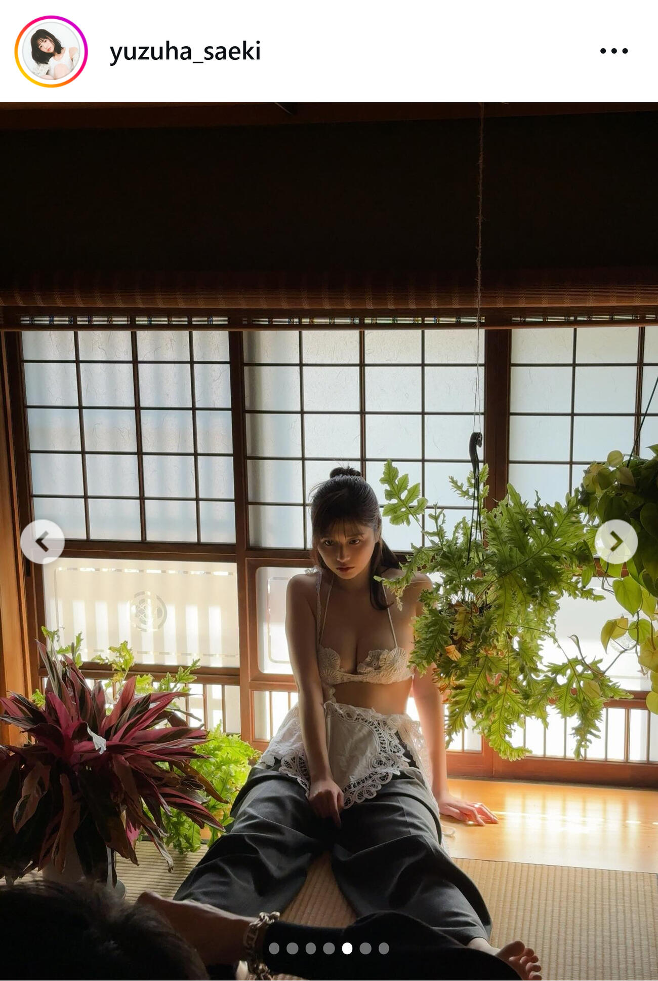 冴木柚葉のインスタグラムから
