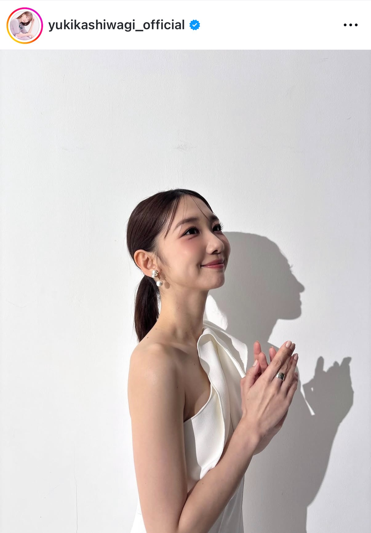 柏木由紀のインスタグラムから