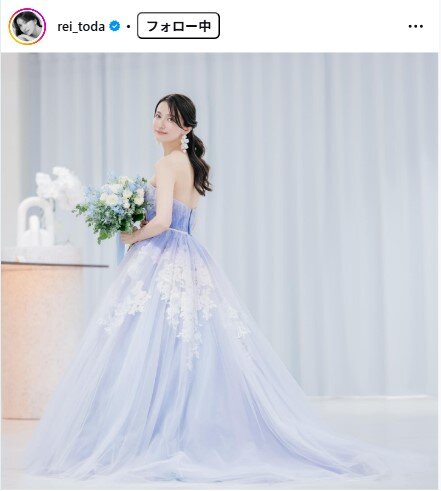 戸田れいのインスタグラムから
