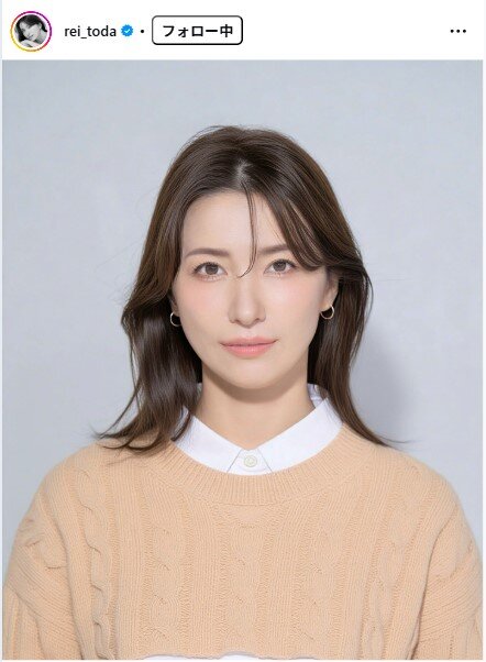 戸田れいのインスタグラムから