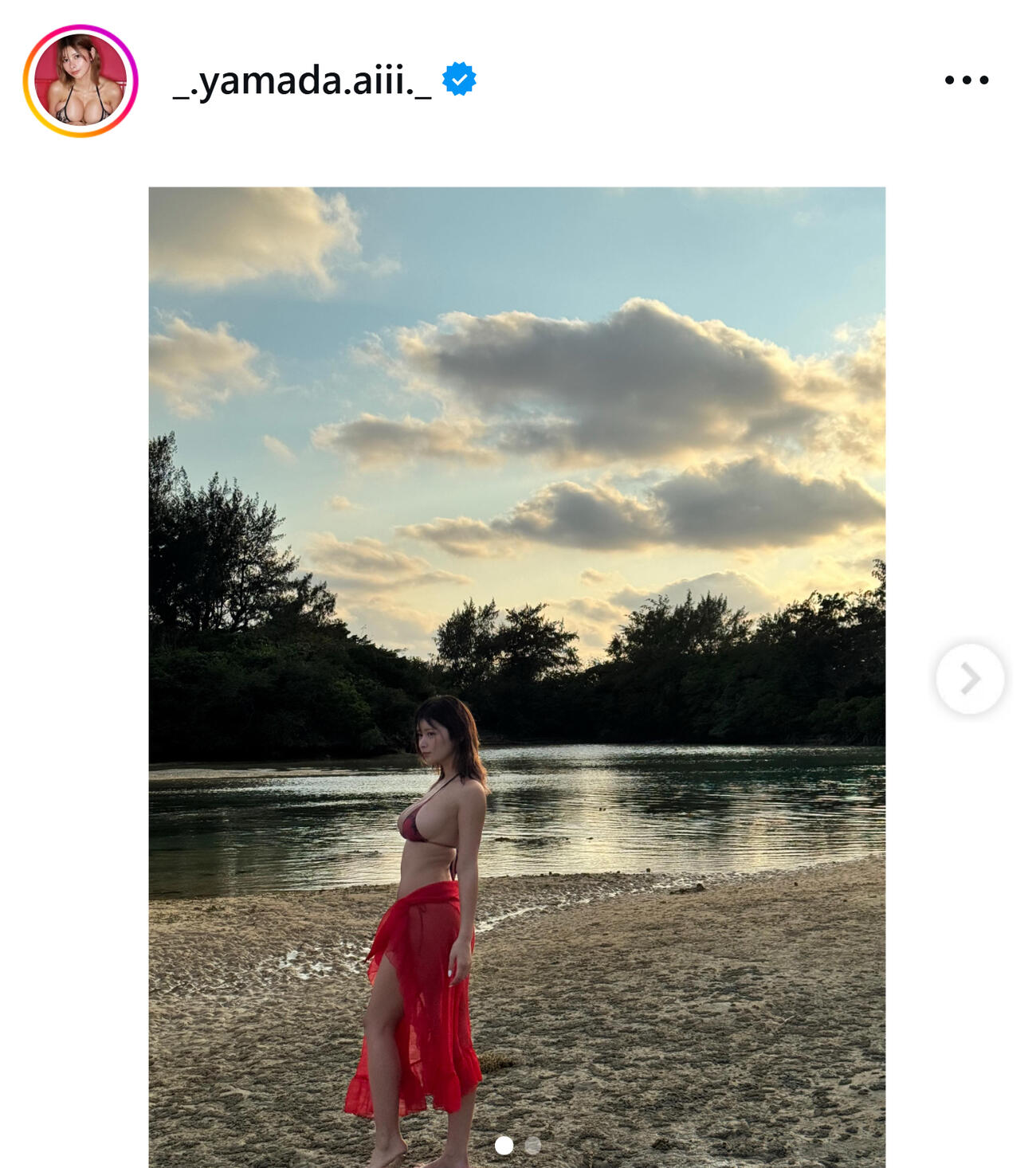山田あいのインスタグラムから