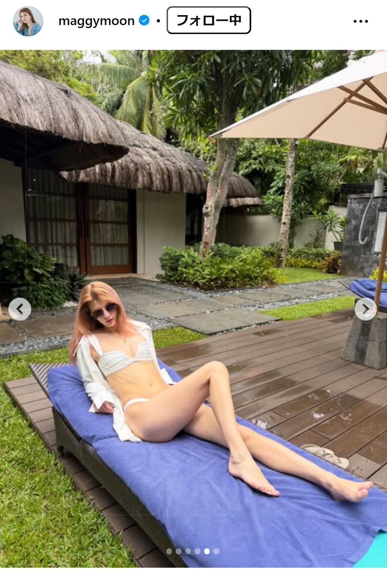 マギーのインスタグラムから