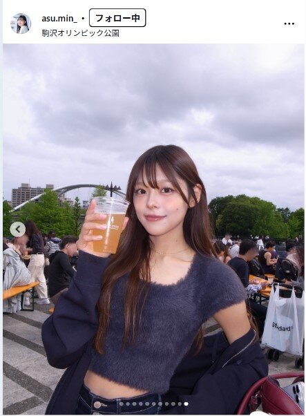 川田明日未のインスタグラムから