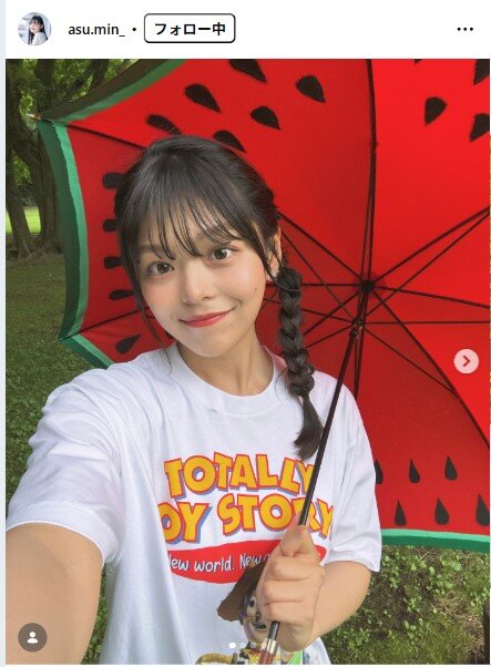 川田明日未のインスタグラムから