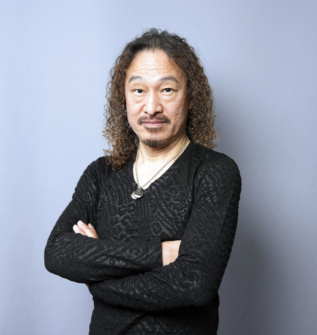 宝道インタビュー　どっしりと構える宝道の藤井修（撮影・小島史椰）