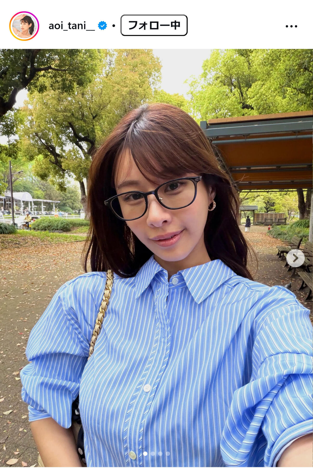 谷碧のインスタグラムから