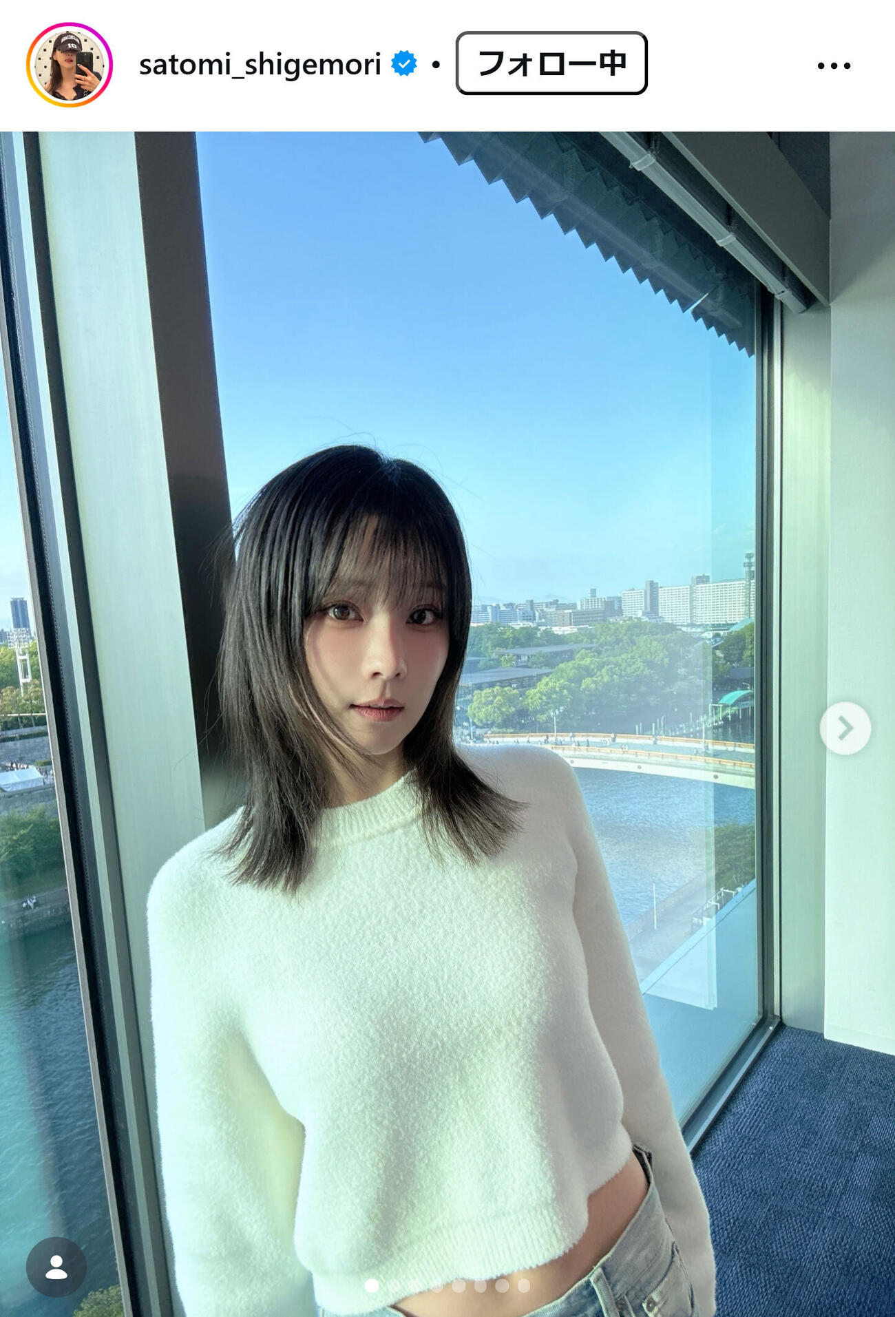 重盛さと美のインスタグラムから