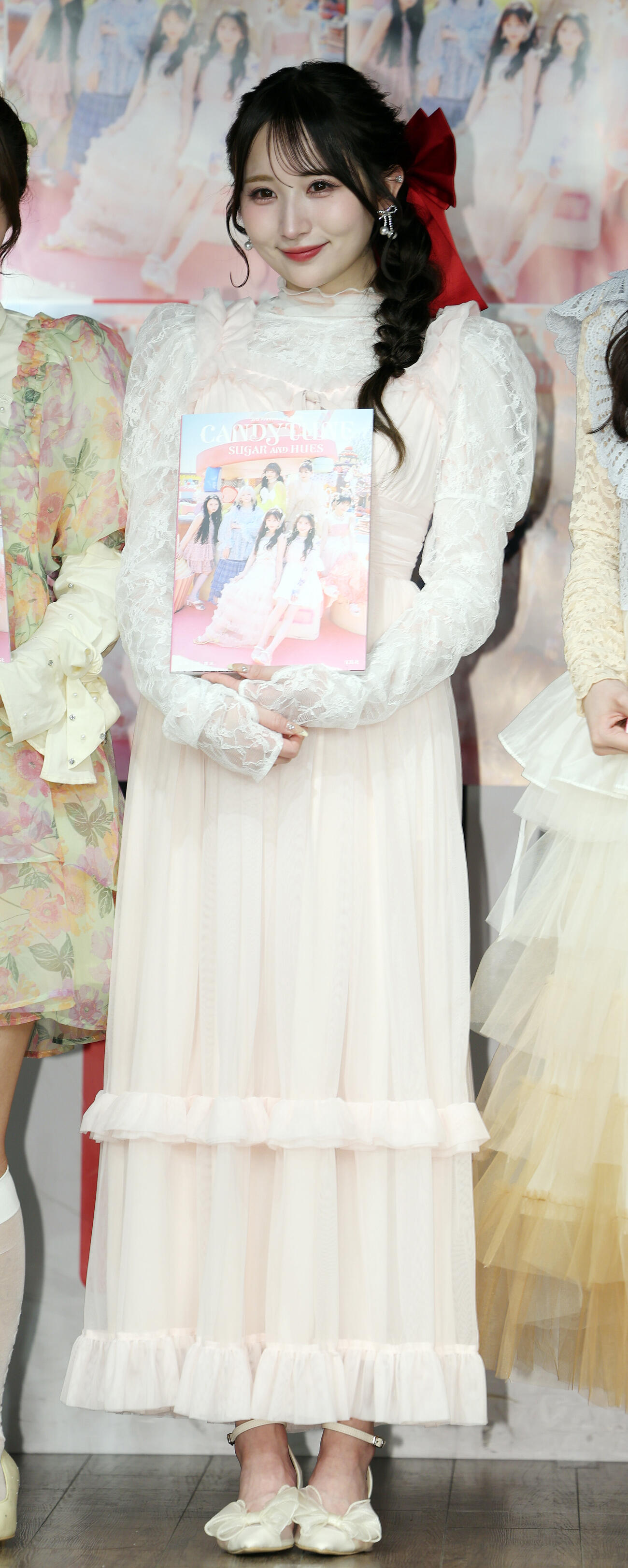 「CANDY TUNE 3rd Anniversary写真集　SUGAR AND HUES」発売記念イベントに登壇したCANDY TUNEの小川奈々子（撮影・宮地輝）