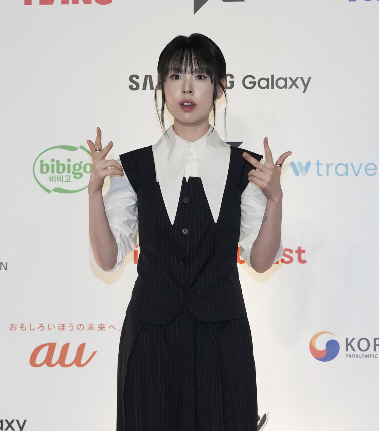「KCON JAPAN 2026」　レッドカーペットに登場するCHOI YU REE（撮影・小島史椰）