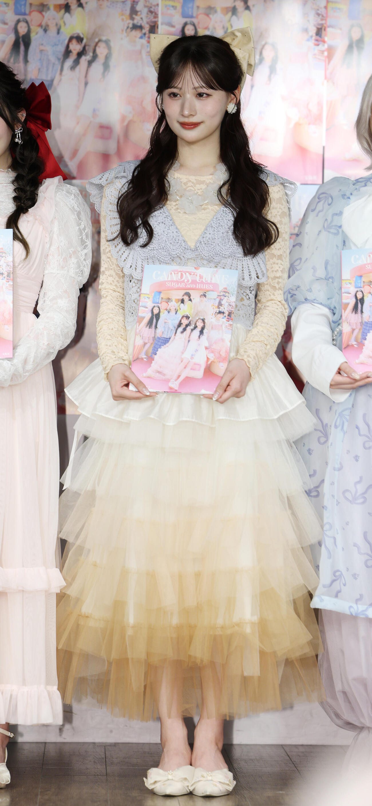 「CANDY TUNE 3rd Anniversary写真集　SUGAR AND HUES」発売記念イベントに登壇したCANDY TUNEの立花琴未（撮影・宮地輝）