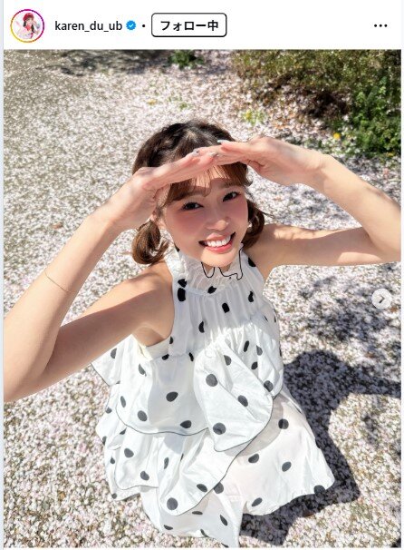 橘香恋のインスタグラムから