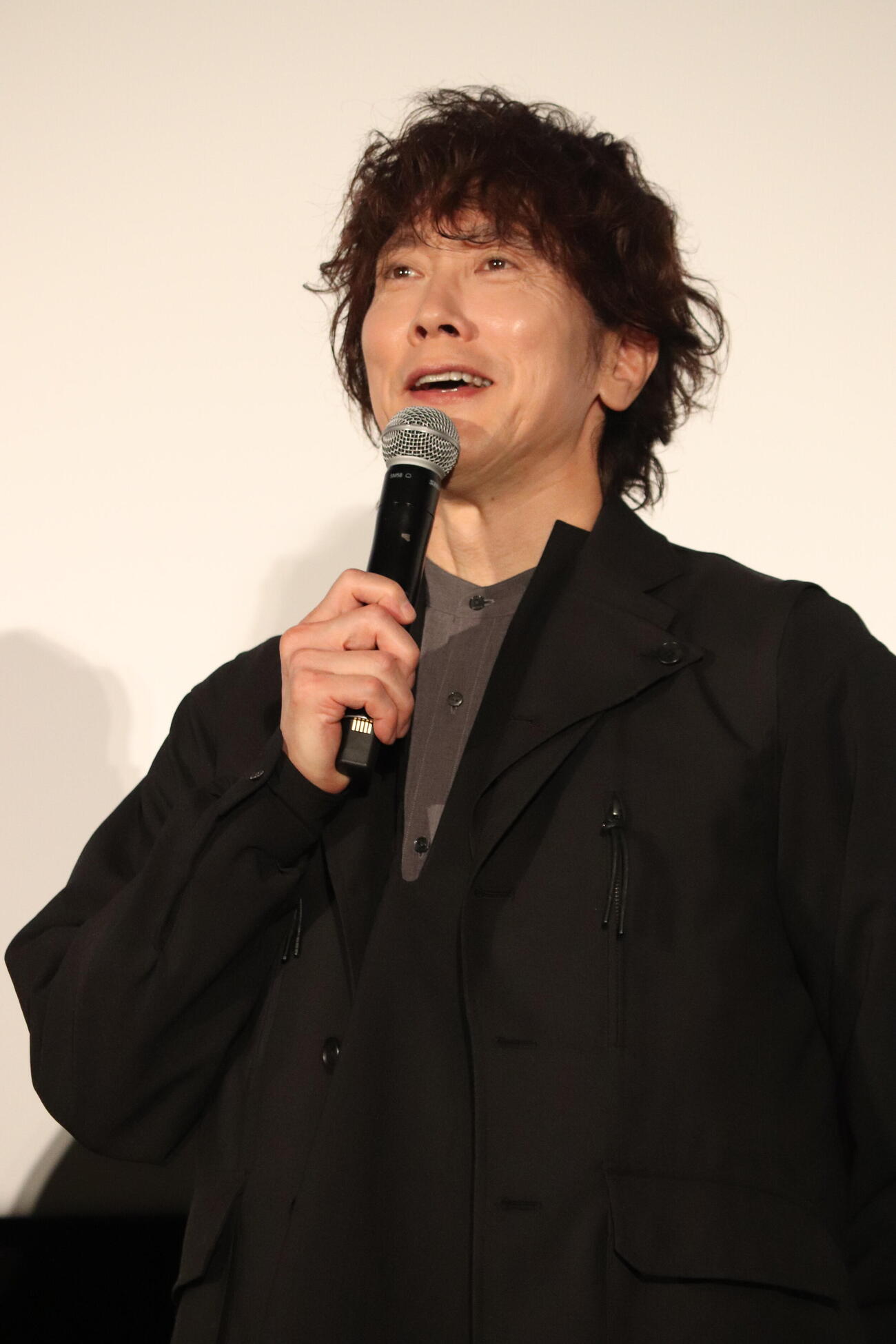 映画「幕末ヒポクラテス」公開記念舞台あいさつに出席した佐々木蔵之介