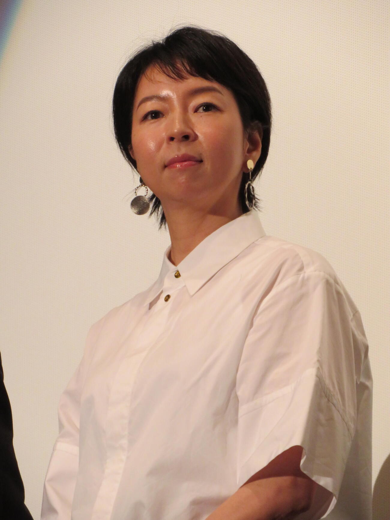 映画「POCA PON　ポカポン」初日舞台あいさつに登壇した菜葉菜（撮影・村上幸将）
