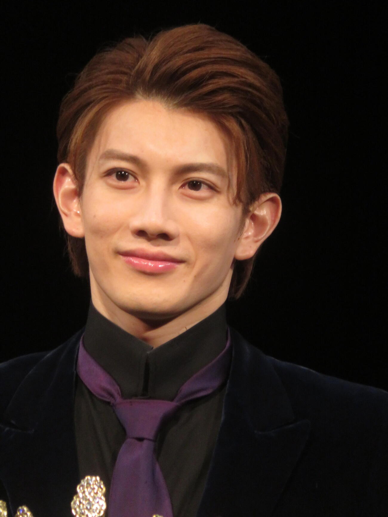 舞台「リチャード三世」開幕前会見＆公開舞台稽古に出席した赤澤遼太郎（撮影・川田和博）