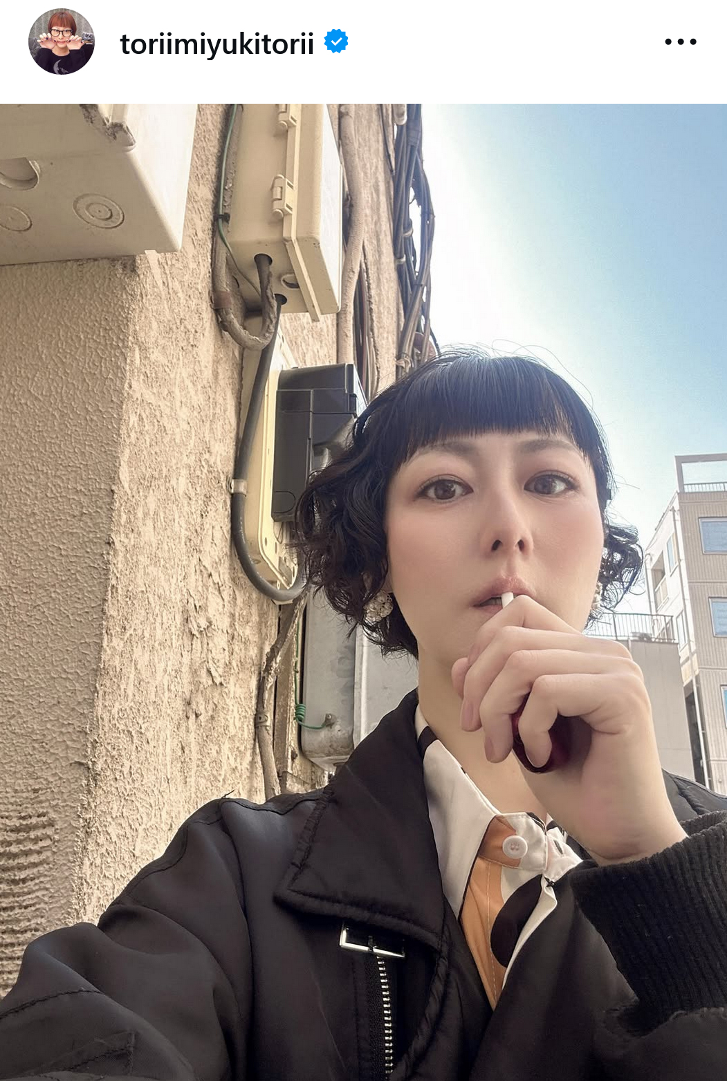 鳥居みゆきのインスタグラムから