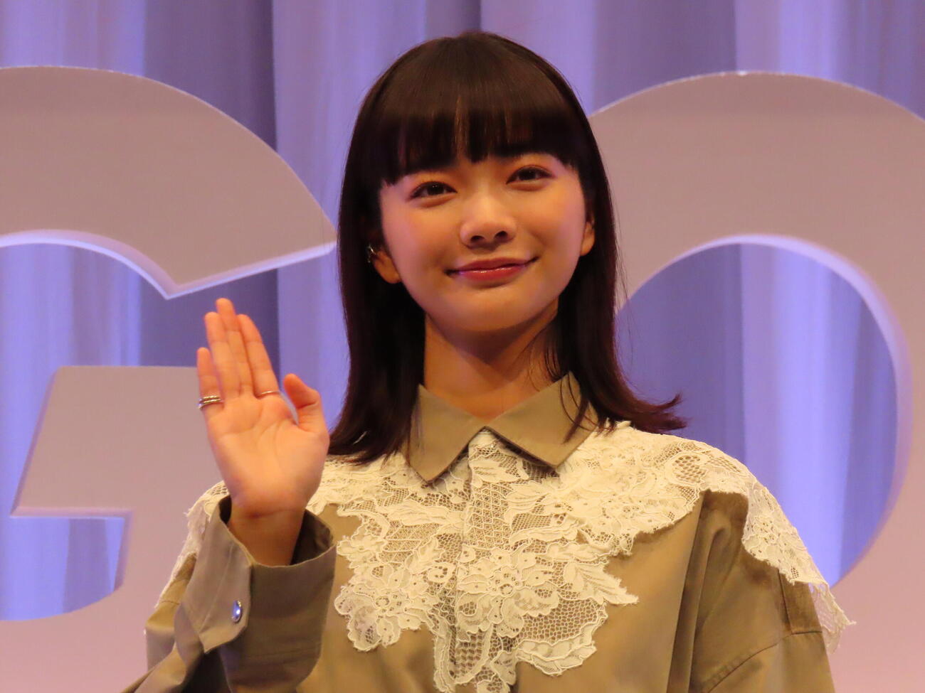 「看護の日」イベント「KANGO部！」に登壇した見上愛