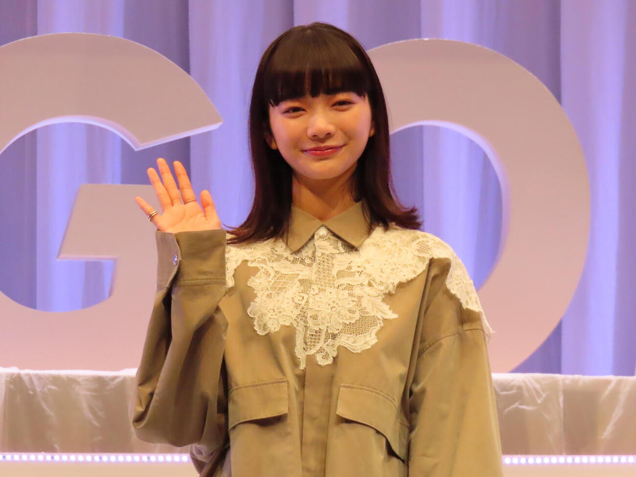 「看護の日」イベント「KANGO部！」に登壇した見上愛