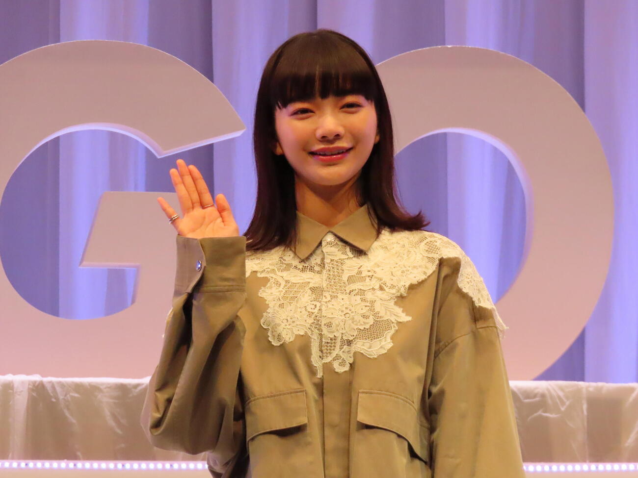 「看護の日」イベント「KANGO部！」に登壇した見上愛