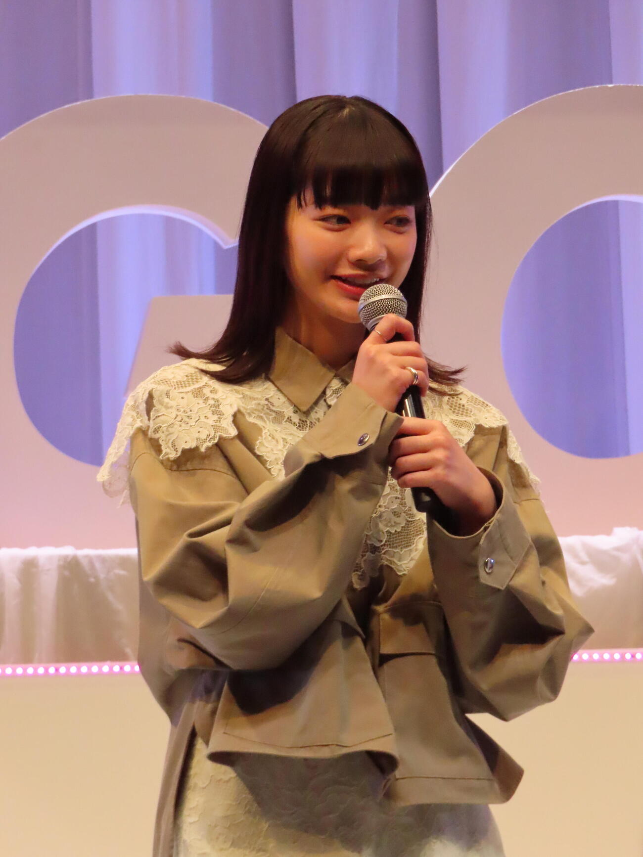 「看護の日」イベント「KANGO部！」に登壇した見上愛