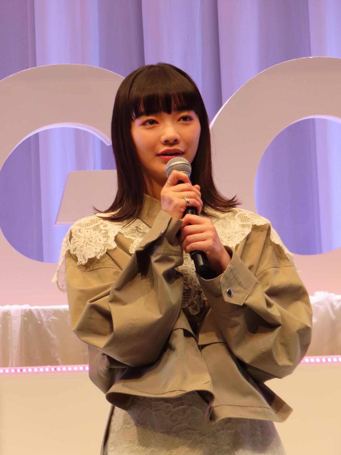 「看護の日」イベント「KANGO部！」に登壇した見上愛