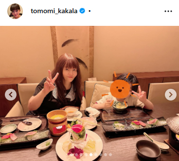 華原朋美のインスタグラムから