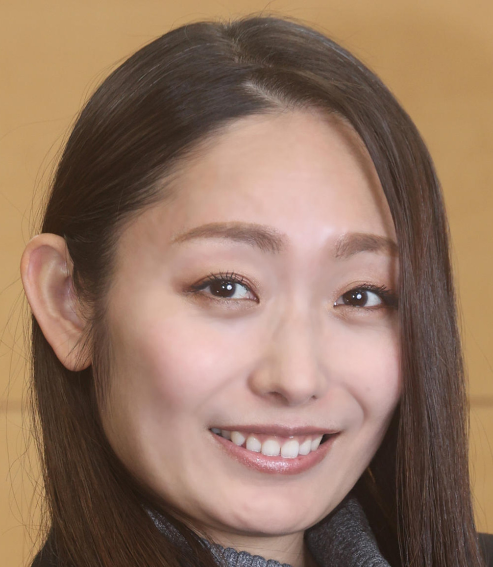 安藤美姫（2025年2月撮影）