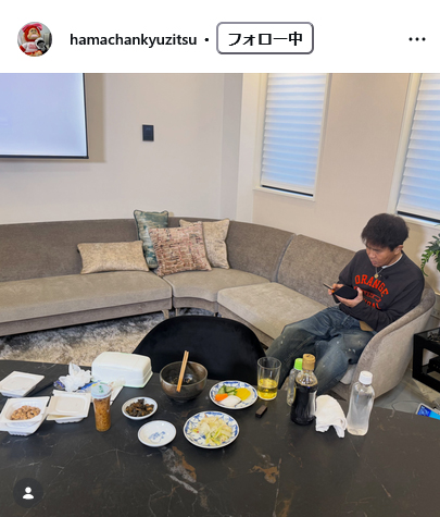 浜田組長と組員たちのインスタグラムから