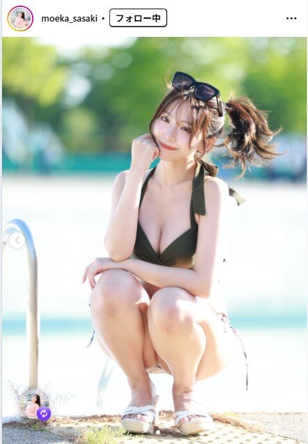 佐々木萌香のインスタグラムから