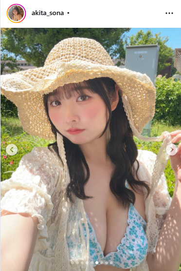 秋田そなのインスタグラムから