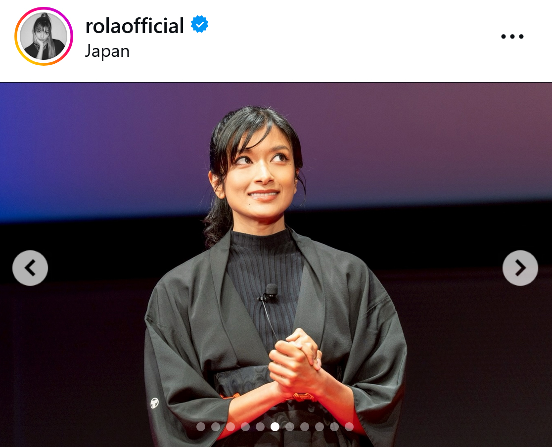 ローラのインスタグラムから