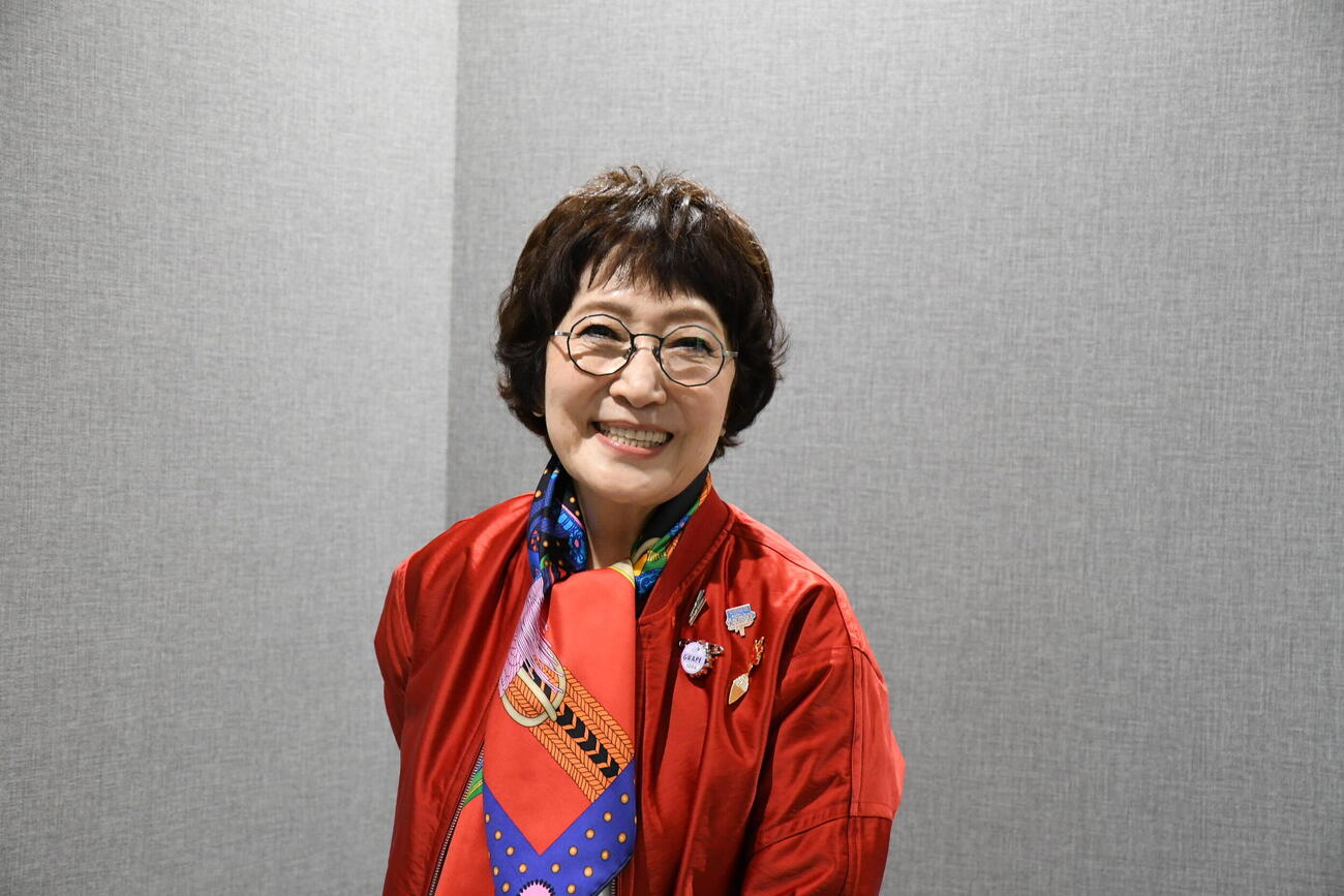 森山良子コンサート2026「Life Is Beautiful」の取材会に出席した森山良子（撮影・阪口孝志）