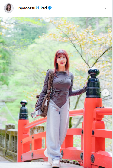 フリーアナウンサー黒田菜月のインスタグラムから