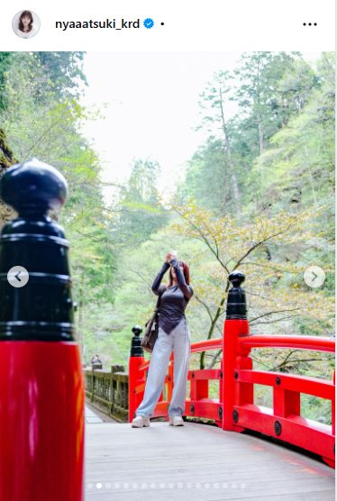 フリーアナウンサー黒田菜月のインスタグラムから