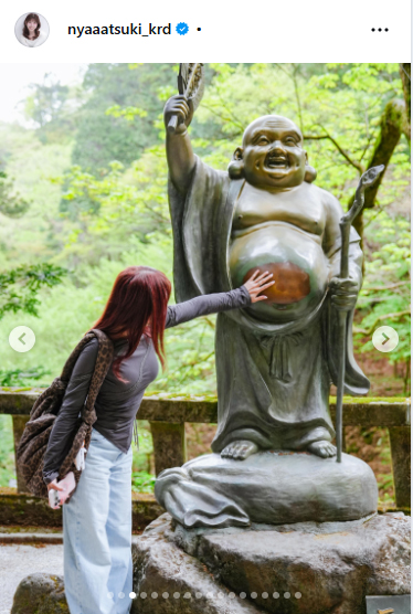 フリーアナウンサー黒田菜月のインスタグラムから
