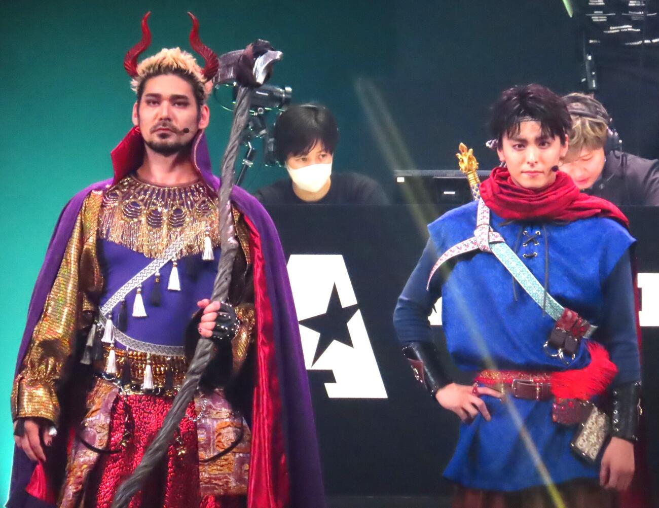 「ACTORS☆LEAGUE in Games 2026」に出演したspi（左）と高野洸