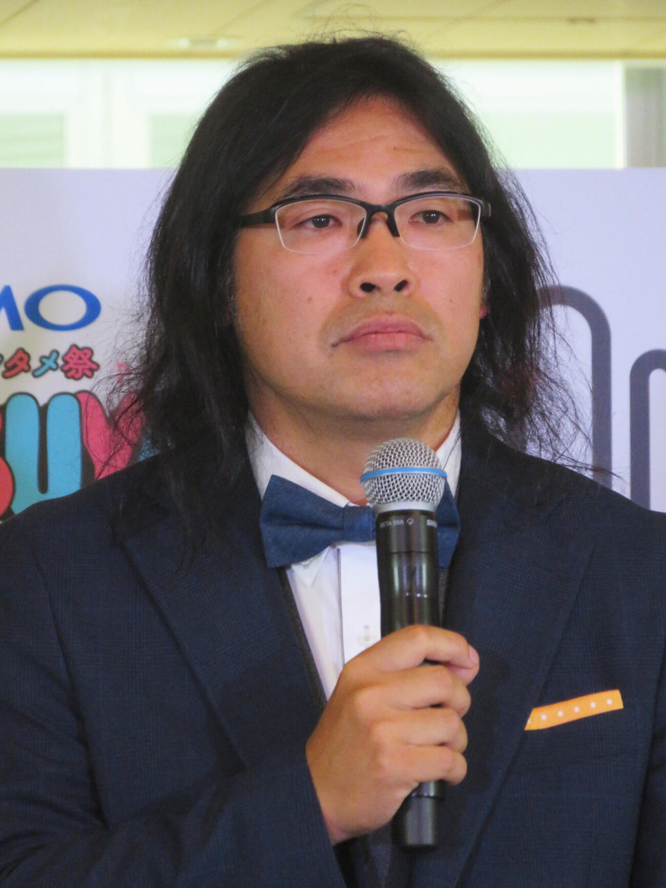 「GMO渋谷エンタメ祭2026」記者発表会に出席したロッチの中岡（撮影・川田和博）
