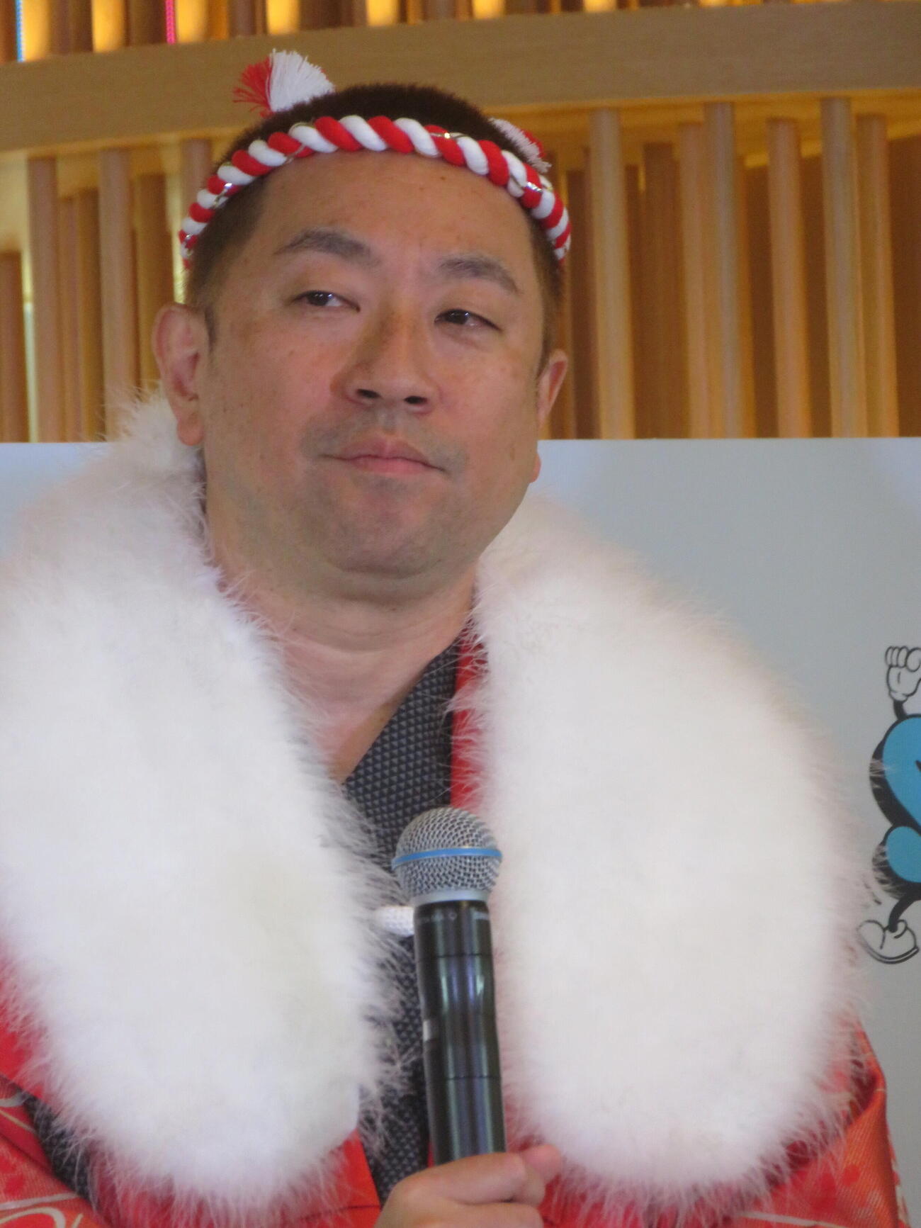 「GMO渋谷エンタメ祭2026」記者発表会に出席したレイザーラモンRG（撮影・川田和博）