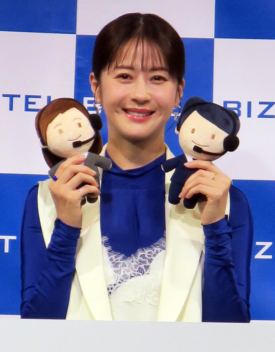 「BIZTEL 20周年記念　新CM発表会」に登場した松本若菜