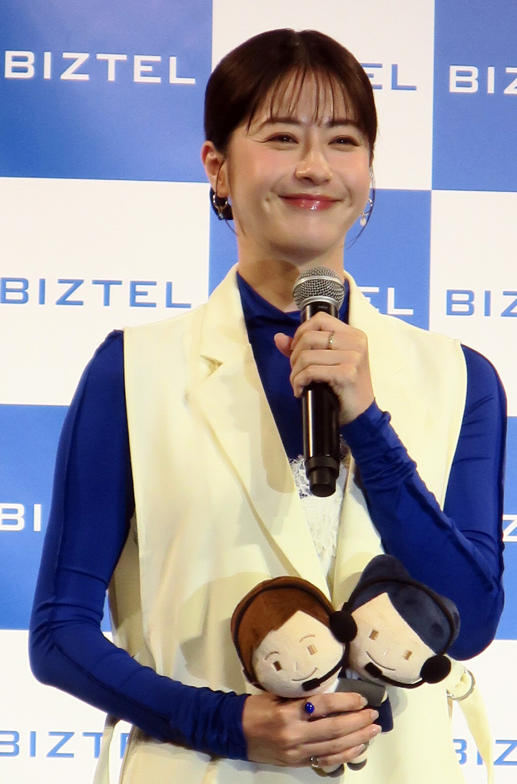 「BIZTEL 20周年記念　新CM発表会」に登場した松本若菜