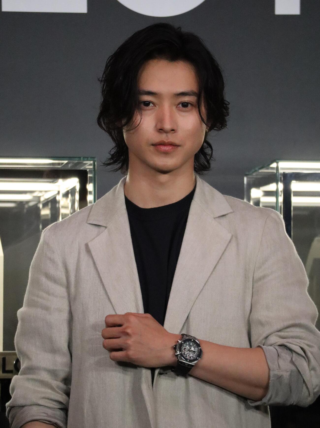 ウブロの「ビッグ・バン　リローデッド」ローンチイベントに出席した山﨑賢人