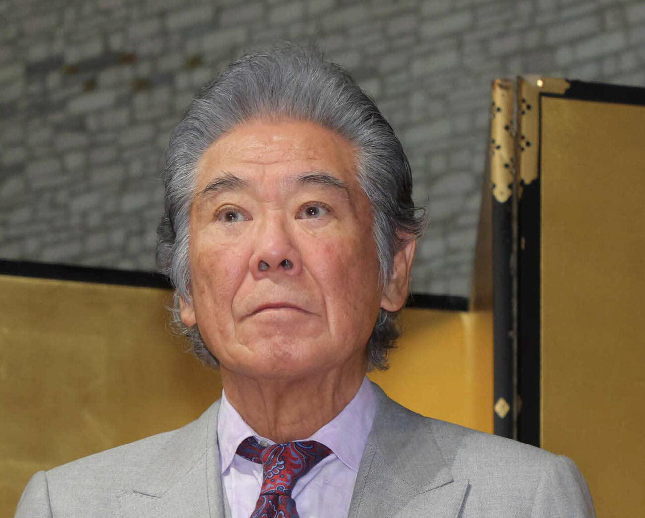 西岡德馬（2026年2月撮影）