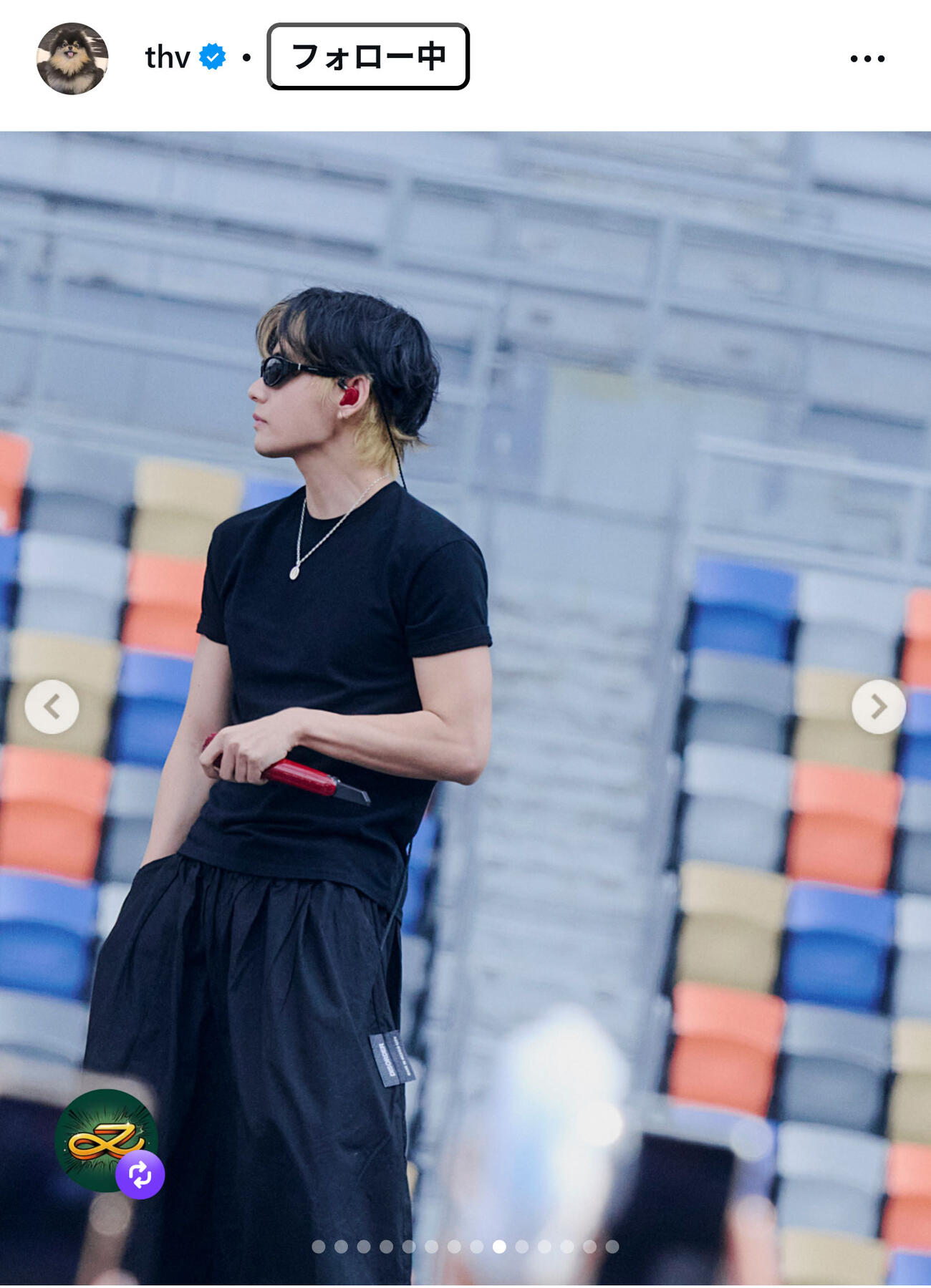 BTS・Vのインスタグラムから