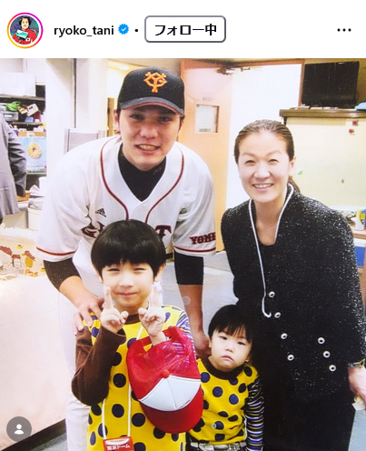 谷亮子のインスタグラムから