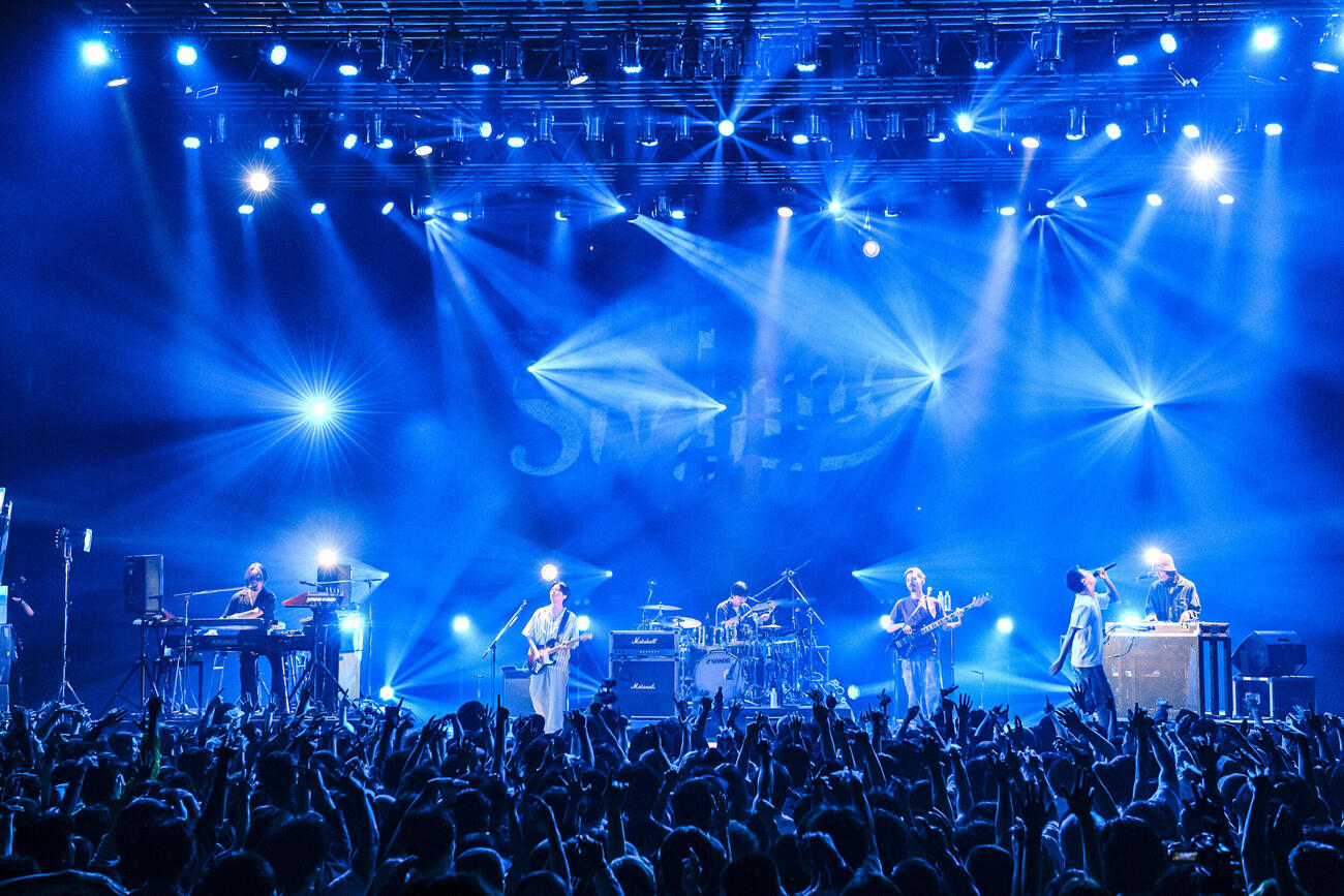「The Blow Your Mind TOUR 2026」初日を公演を行ったSuchmos（岸田哲平氏撮影）