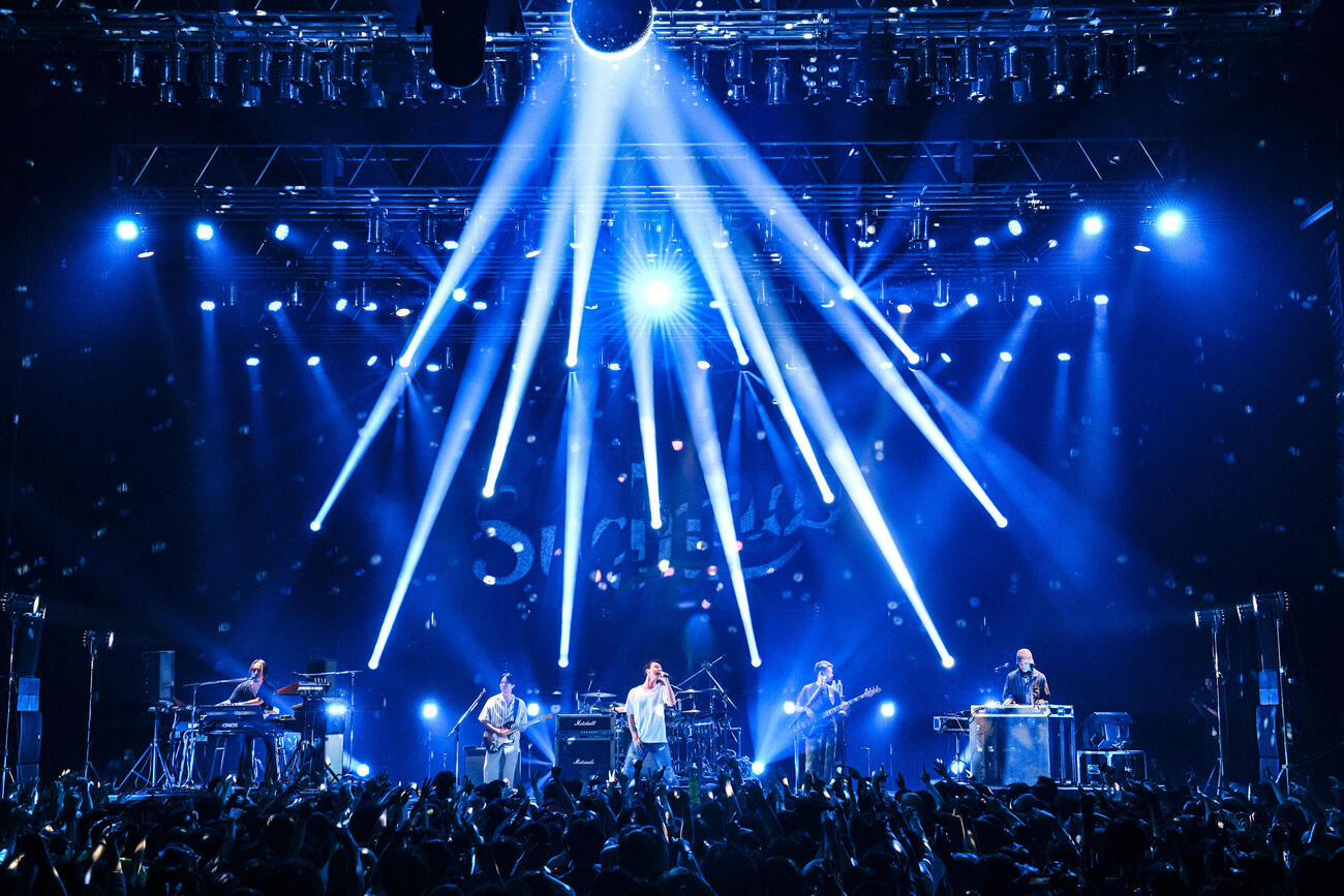 「The Blow Your Mind TOUR 2026」初日を公演を行ったSuchmos（岸田哲平氏撮影）