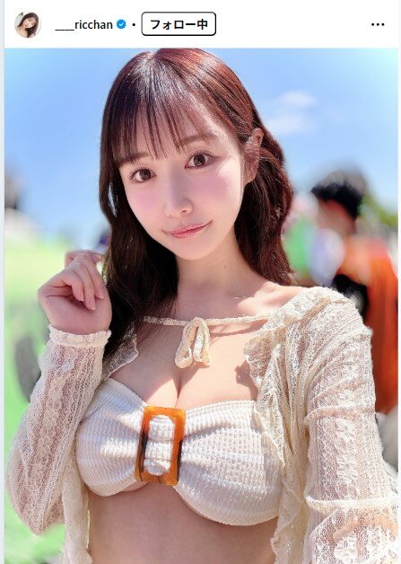 藍野りなのインスタグラムから